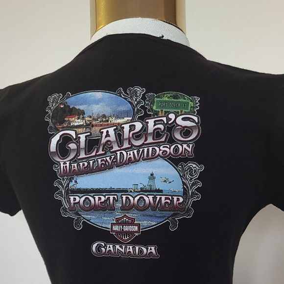 Harley-Davidson - Port Dover Black Tee - Size M - Picture 7 of 15